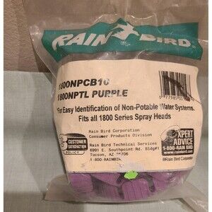 Rain Bird Non Potable Water Spray Head Identifiers